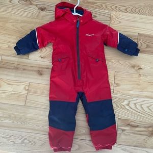 Patagonia toddler snowsuit 12-18 months
